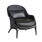 Arteriors - FRS07 - Lounge Chair - Bonnie - Noir Vegan Leather