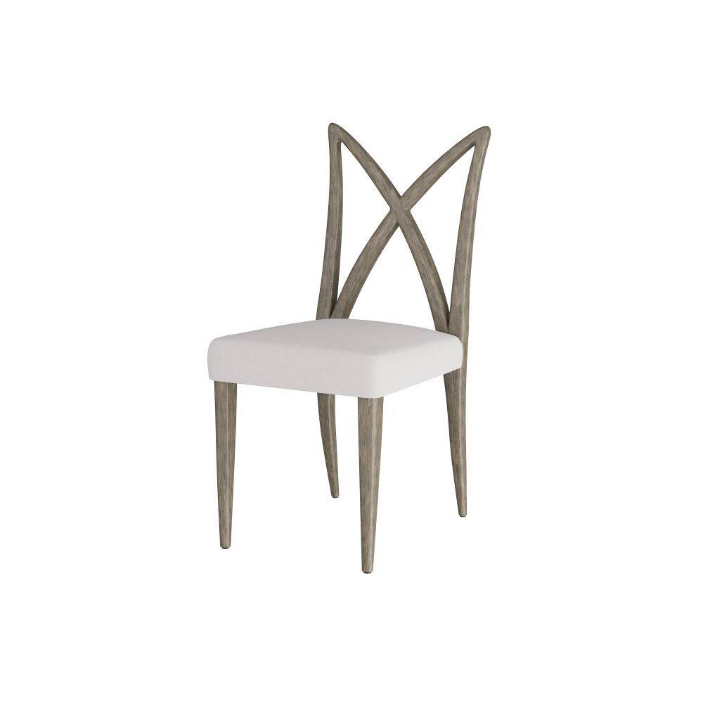 Arteriors - FRS09 - ining Chair - Xavier - White Linen