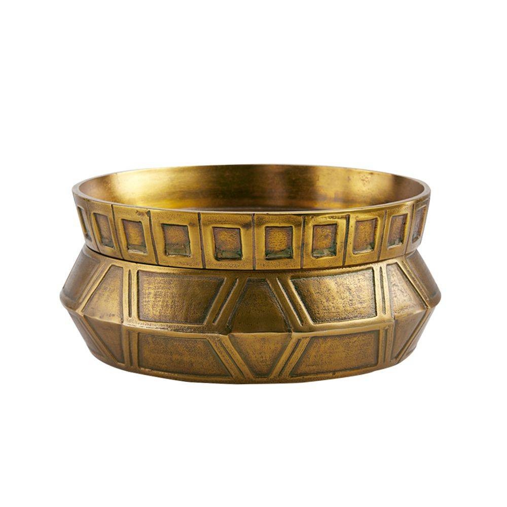 Arteriors - GKAYI01 - Centerpiece, Set of 2 - Millenia - Antique Brass
