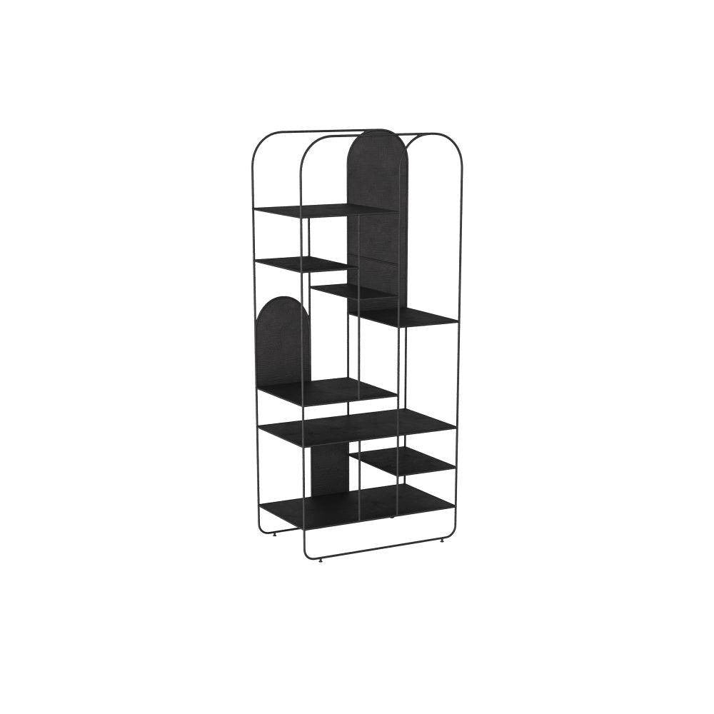 Arteriors - GKFGI02 - Etagere - Meson - Hammered Natural iron, Iron