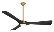 Minka Aire - F668L-LBR/CL - 60"Ceiling Fan - Bridge - Legacy Brass