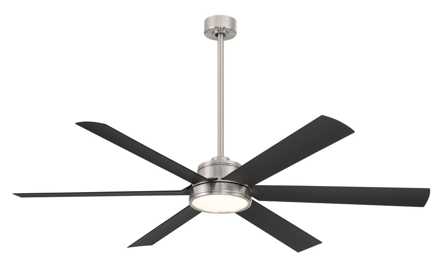Minka Aire - F897L-BNW/CL - 65"Ceiling Fan - Cairo - Brushed Nickel Wet W/ Coal