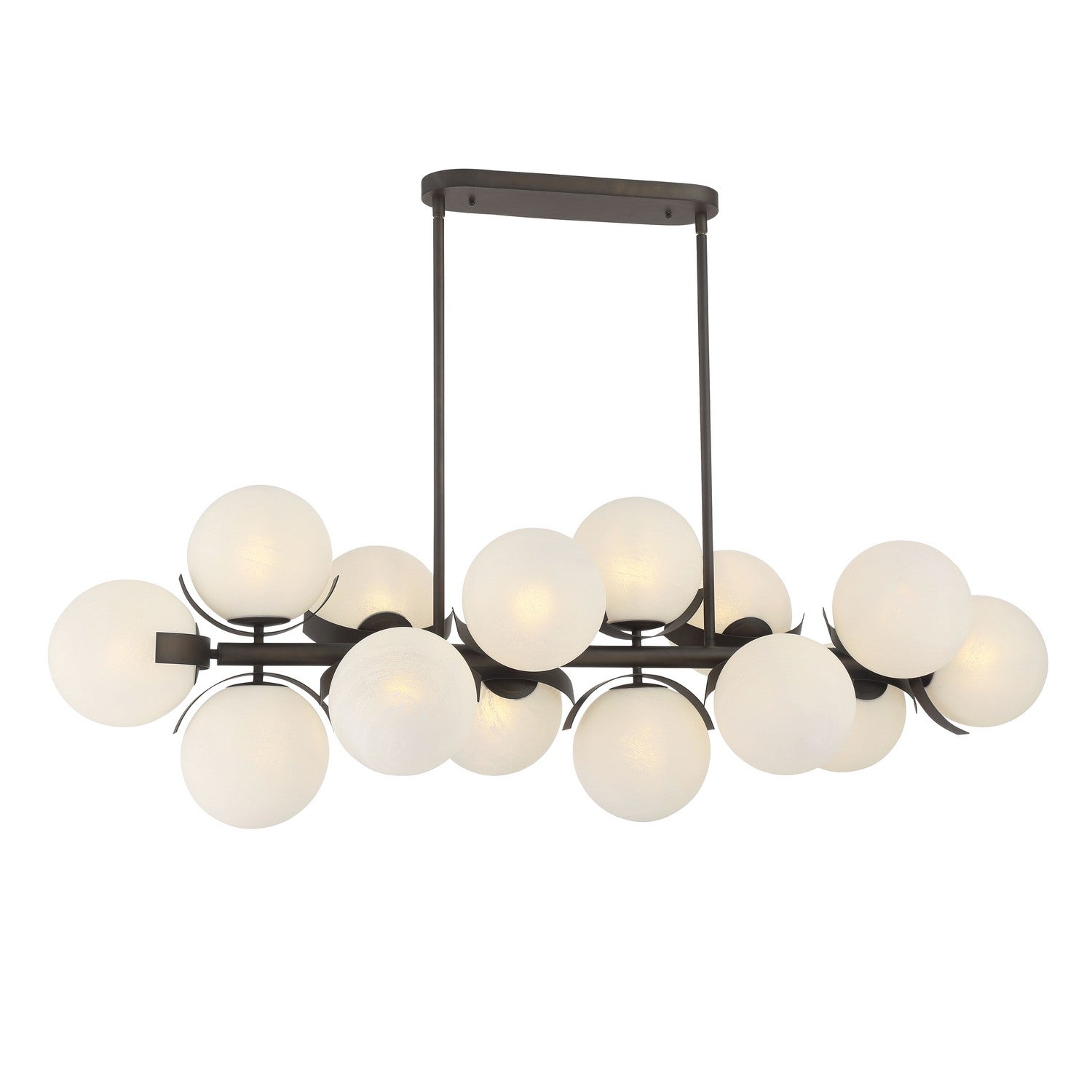 Metropolitan - N2087-860 - 14 Light Island Pendant - Vino - Dark Bronze