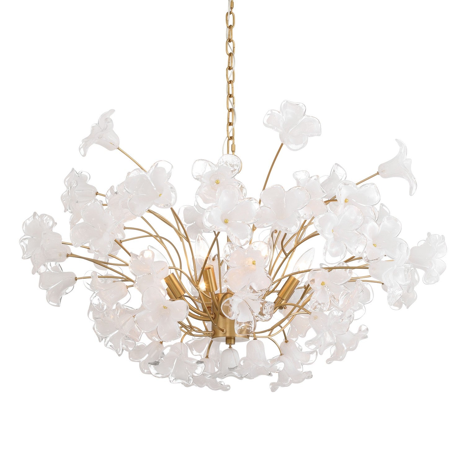 Metropolitan - N2228-732 - Eight Light Chandelier - Bloome - Legacy Brass
