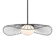Minka-Lavery - 140-899 - One Light Pendant - Langley - Dark Matte Black