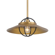 Minka-Lavery - 154-876 - One Light Pendant - Newburie - Legacy Brass