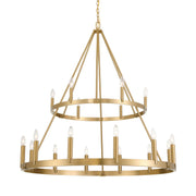 Minka-Lavery - 1717-894 - 18 Light Chandelier - Dutton - Signature Brass