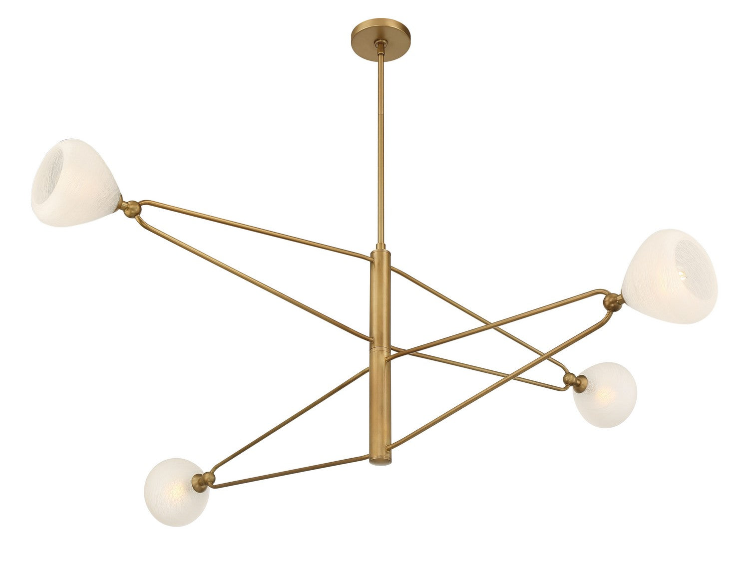 Minka-Lavery - 195-732 - Four Light Chandelier - Orion - Legacy Brass