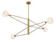 Minka-Lavery - 195-732 - Four Light Chandelier - Orion - Legacy Brass