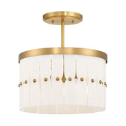 Minka-Lavery - 2083-732 - Three Light Convertible Semi-Flush - Coronelle - Legacy Brass