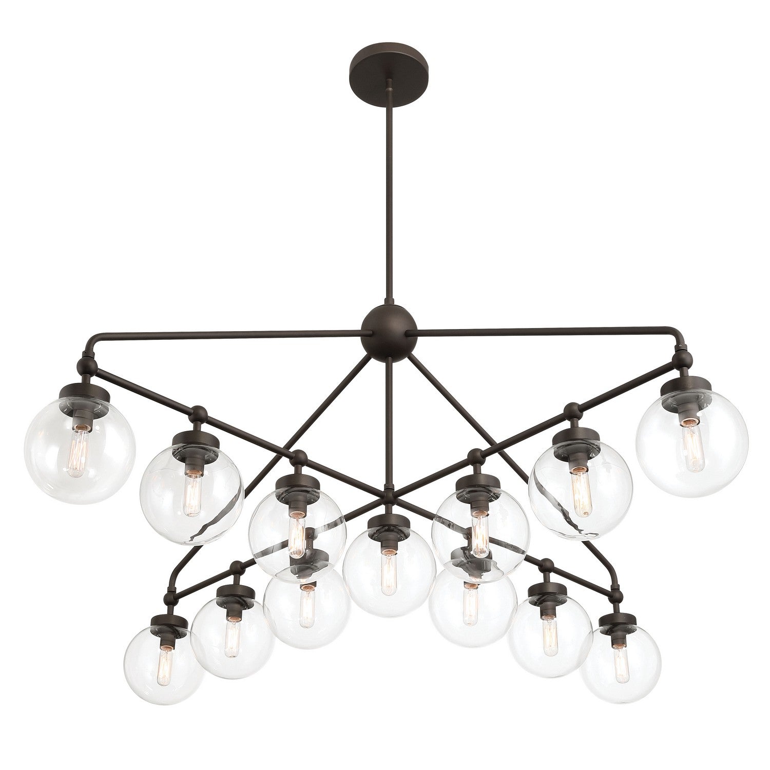 Minka-Lavery - 2975-860 - 13 Light Chandelier - Stella - Dark Bronze