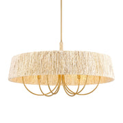 Minka-Lavery - 3606-732 - Six Light Pendant - Hellia - Legacy Brass