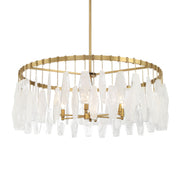 Minka-Lavery - 3626-732 - Six Light Pendant - Willow - Legacy Brass