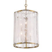 Minka-Lavery - 3637-732 - Six Light Pendant - Veil - Legacy Brass