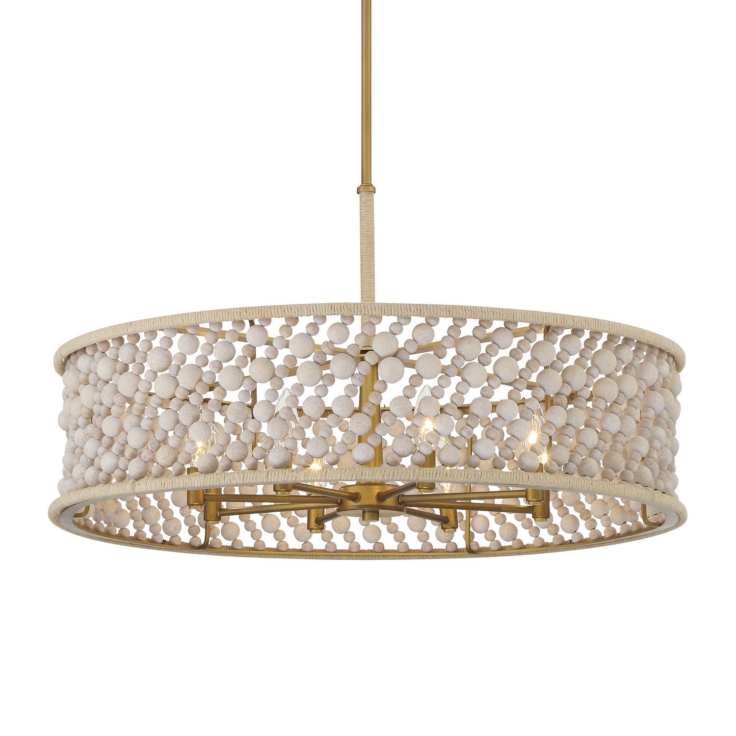 Minka-Lavery - 3646-870 - Eight Light Pendant - Horsmore - Legacy Brass (Painted)