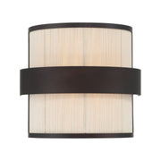 Minka-Lavery - 3682-886 - Two Light Wall Sconce - Harbor Wrap - Dark Bronze