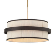 Minka-Lavery - 3686-886 - Six Light Pendant - Harbor Wrap - Legacy Brass (Painted) & Dark