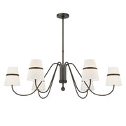 Minka-Lavery - 3736-872 - Six Light Chandelier - Althia - Textured Dark Bronze