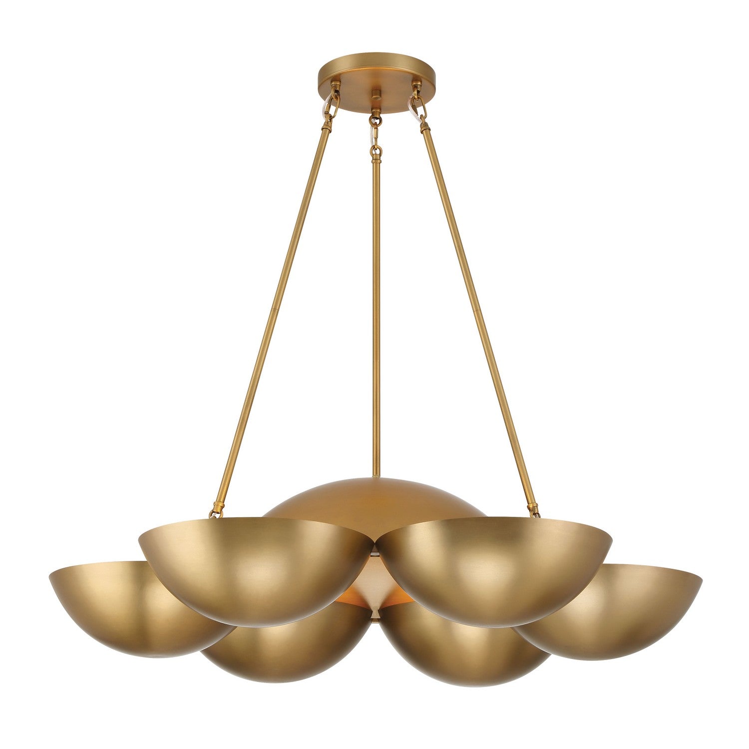 Minka-Lavery - 3756-732 - Six Light Chandelier - Ivy Lane - Legacy Brass