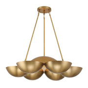 Minka-Lavery - 3756-732 - Six Light Chandelier - Ivy Lane - Legacy Brass