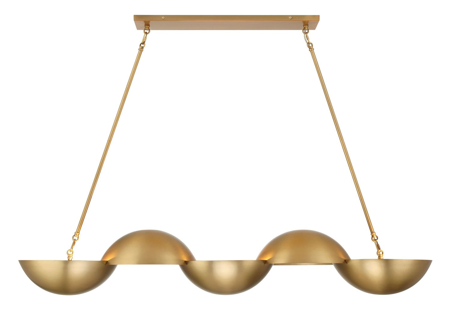 Minka-Lavery - 3757-732 - Six Light Island Pendant - Ivy Lane - Legacy Brass