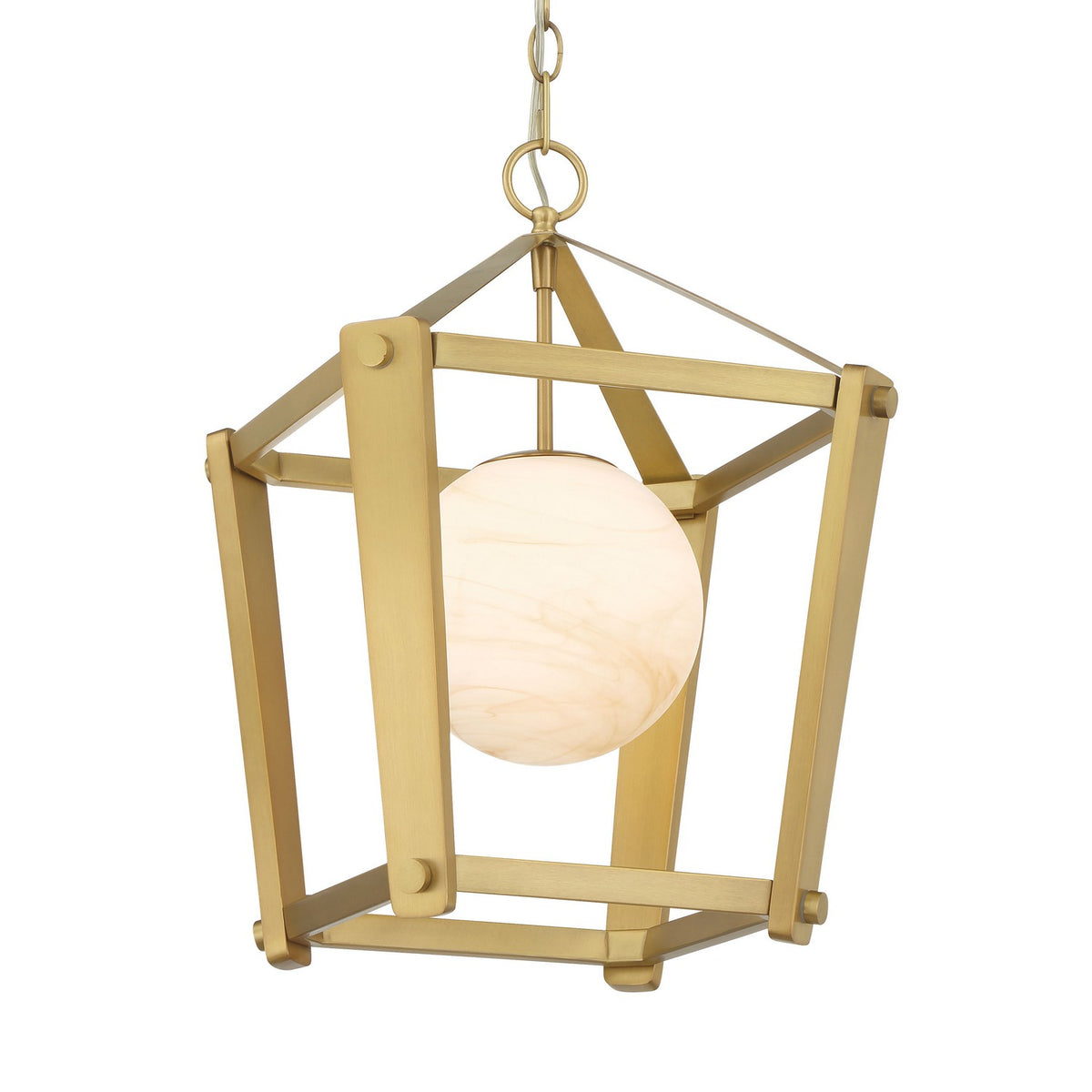 Minka-Lavery - 3784-732 - One Light Pendant - Shimmer - Legacy Brass