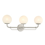 Minka-Lavery - 3793-84 - Three Light Vanity - Whitehall - Brushed Nickel