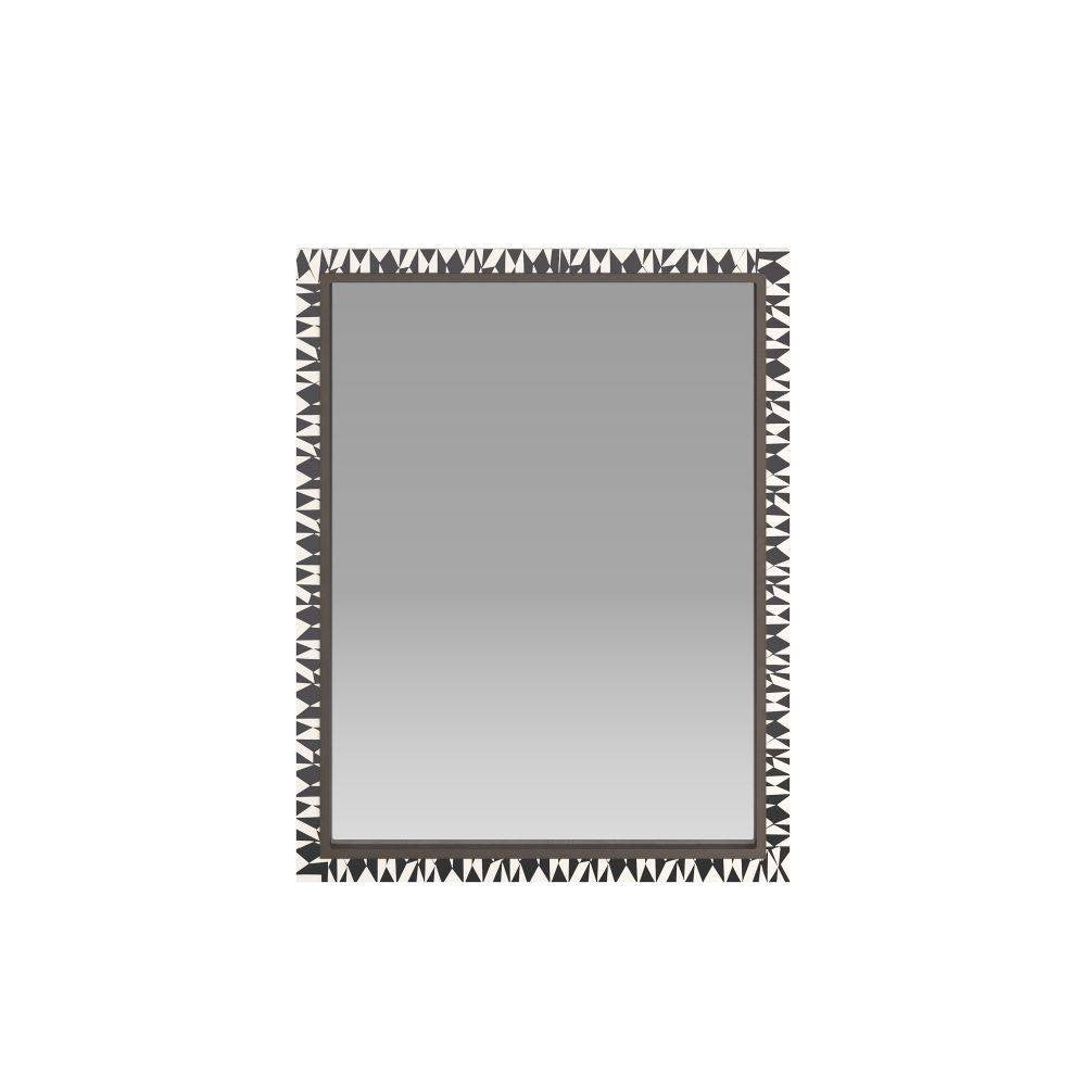 Arteriors - WMI36 - Mirror - Aghassi - Black & White, Resin