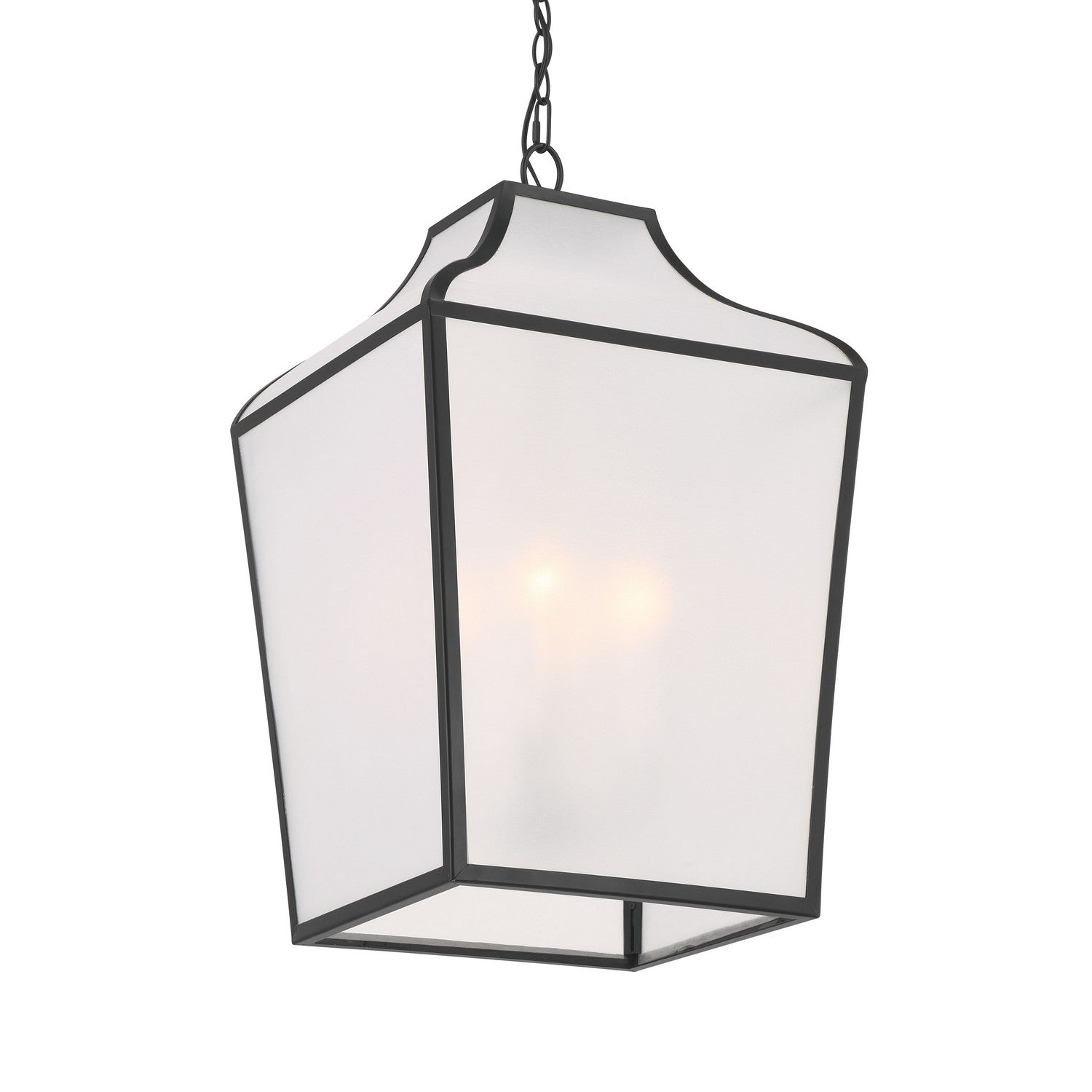 Minka-Lavery - 3804-899 - Four Light Pendant - Velena - Dark Matte Black
