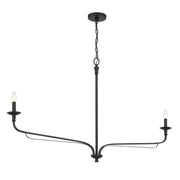 Minka-Lavery - 3825-899 - Two Light Chandelier - Velena - Dark Matte Black