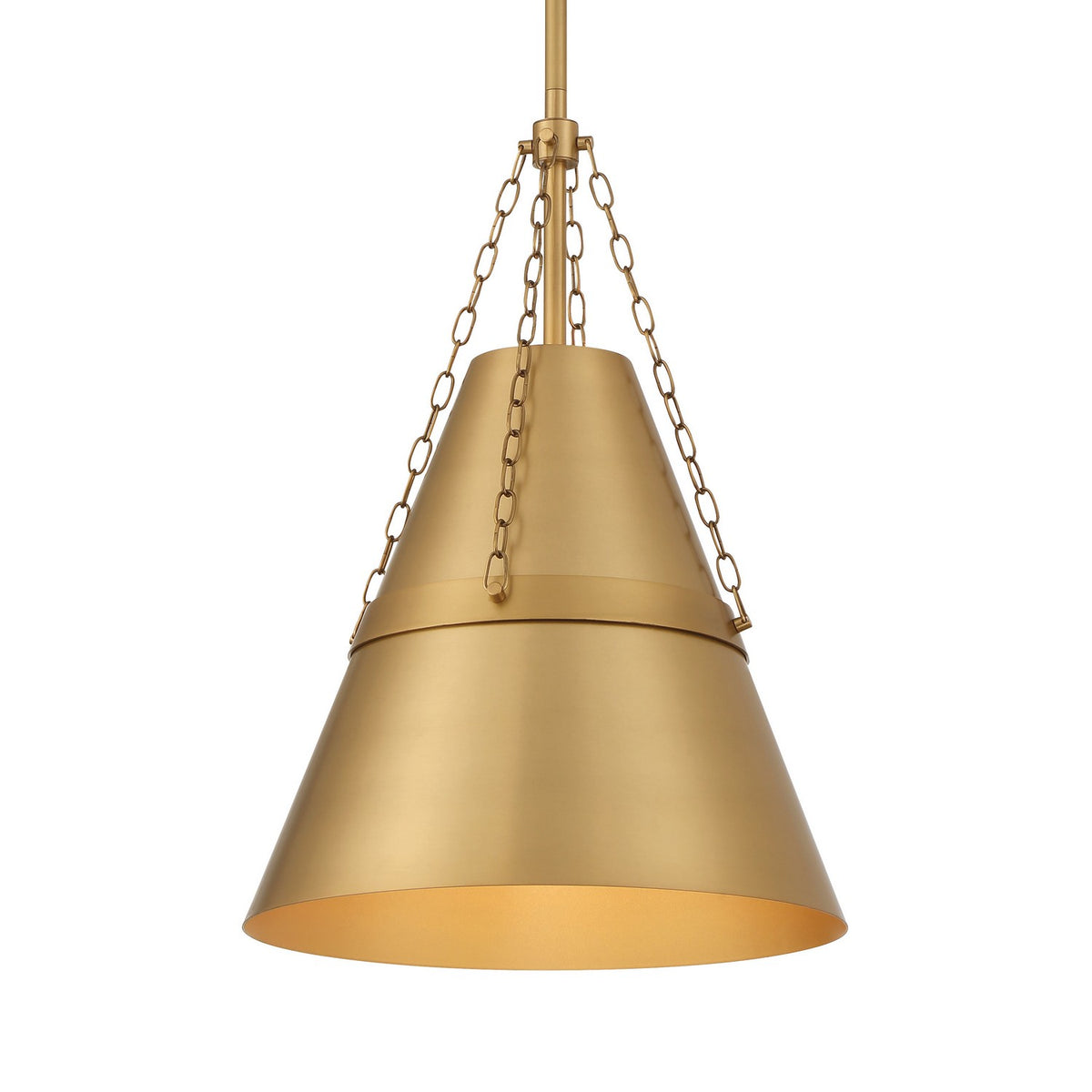 Minka-Lavery - 3933-732 - One Light Pendant - Springfield - Legacy Brass