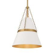 Minka-Lavery - 3933-879 - One Light Pendant - Springfield - Off White Cream