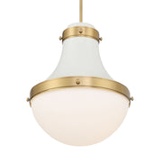 Minka-Lavery - 3934-879 - One Light Pendant - Purelight - Off White Cream