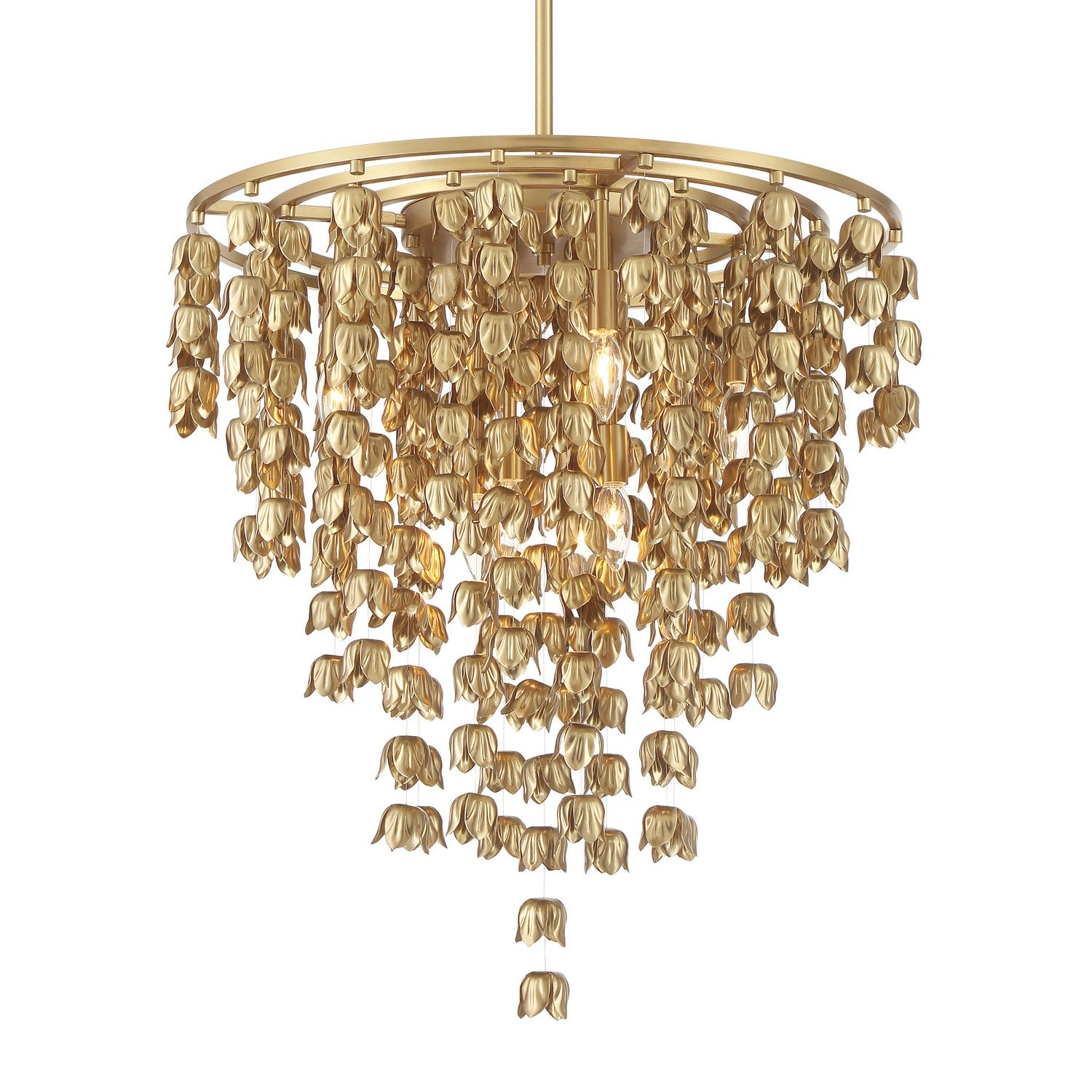 Minka-Lavery - 3966-732 - Eight Light Pendant - Ashgrove - Legacy Brass