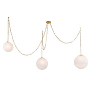 Minka-Lavery - 5218-732 - Three Light Pendant - Marbelle - Legacy Brass