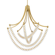 Minka-Lavery - 5647-732-L - LED Chandelier - Pearl - Legacy Brass