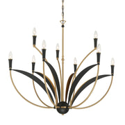 Minka-Lavery - 5699-782 - Nine Light Chandelier - Miller - Legacy Brass & Sand Coal