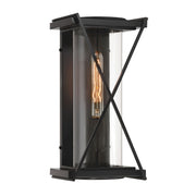 Minka-Lavery - 77600-899 - One Light Outdoor Wall Sconce - Rockhill - Dark Matte Black