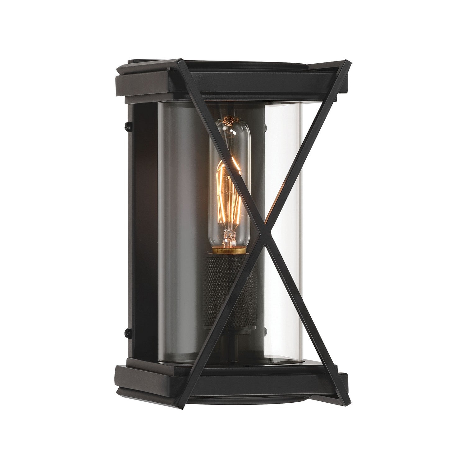 Minka-Lavery - 77601-899 - One Light Outdoor Wall Sconce - Rockhill - Dark Matte Black