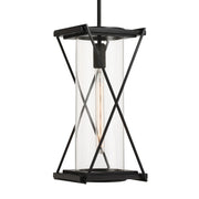 Minka-Lavery - 77604-899 - One Light Outdoor Pendant - Rockhill - Dark Matte Black