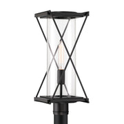 Minka-Lavery - 77605-899 - One Light Outdoor Post Mount - Rockhill - Dark Matte Black