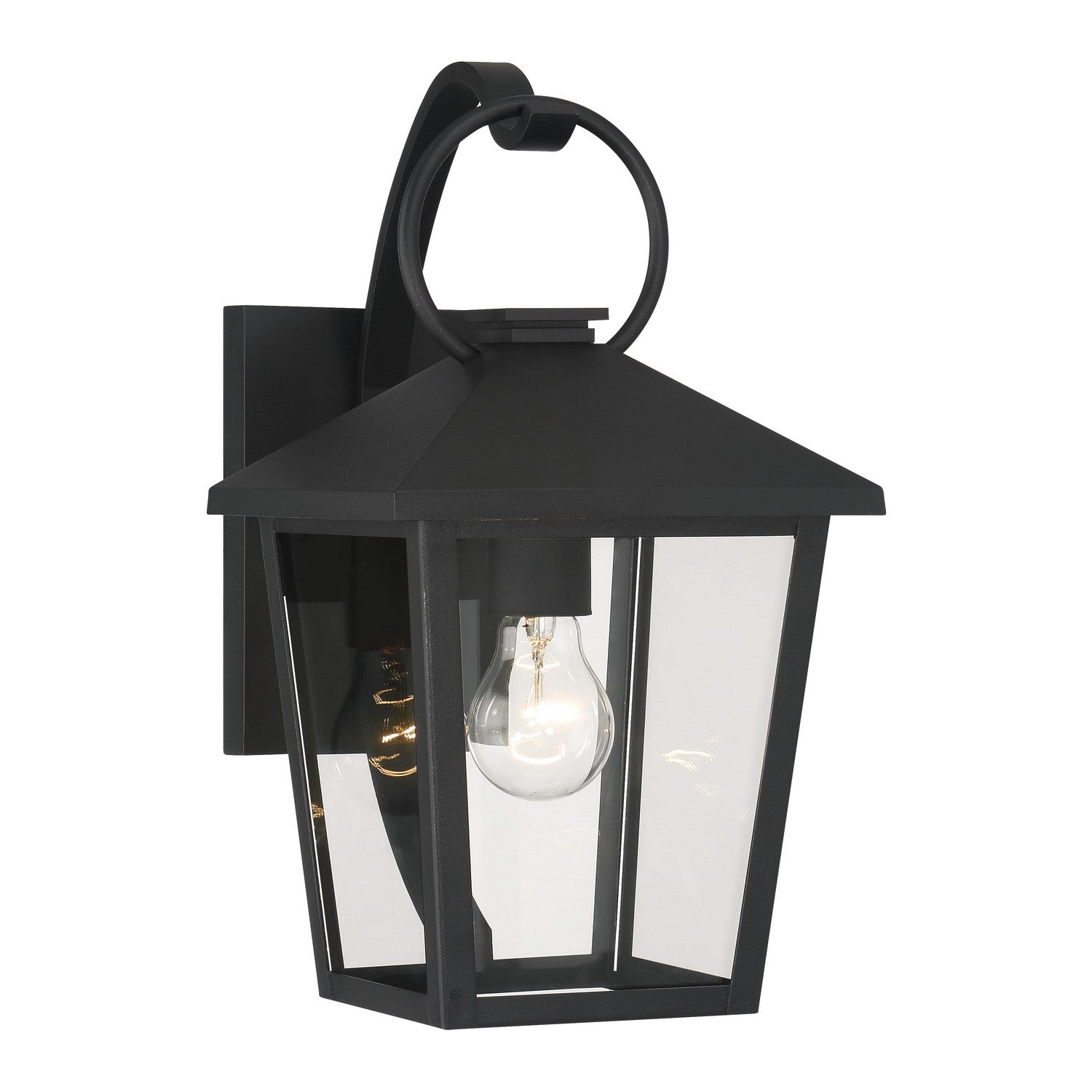 Minka-Lavery - 78000-66 - One Light Outdoor Wall Sconce - Parkside - Sand Coal Black