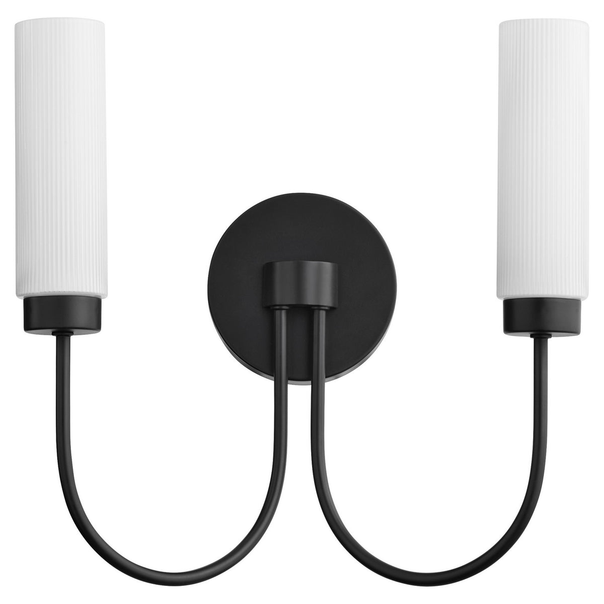 Quorum - 5024-2-59 - Two Light Wall Mount - Jerome - Matte Black