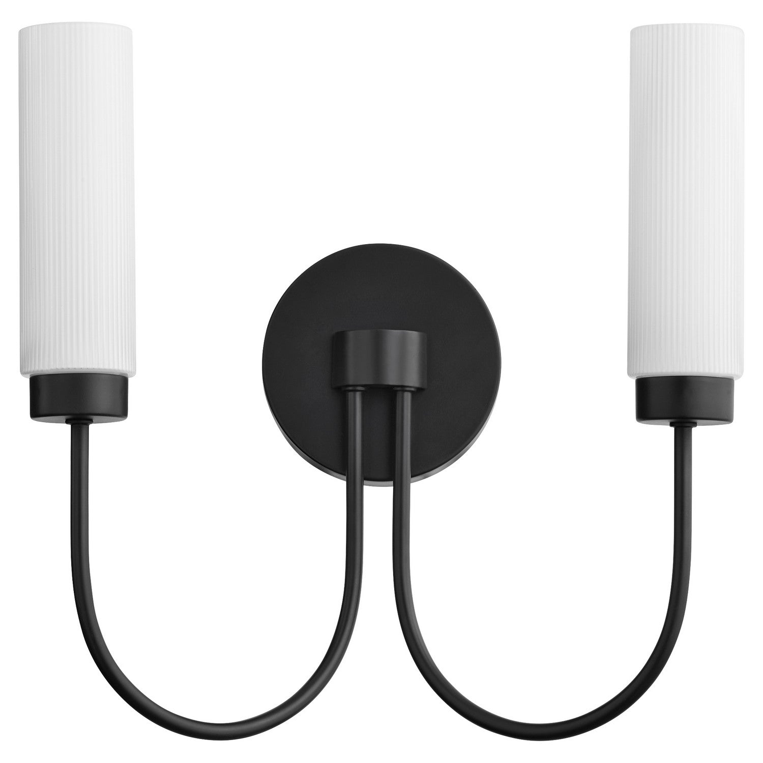 Quorum - 5024-2-59 - Two Light Wall Mount - Jerome - Matte Black