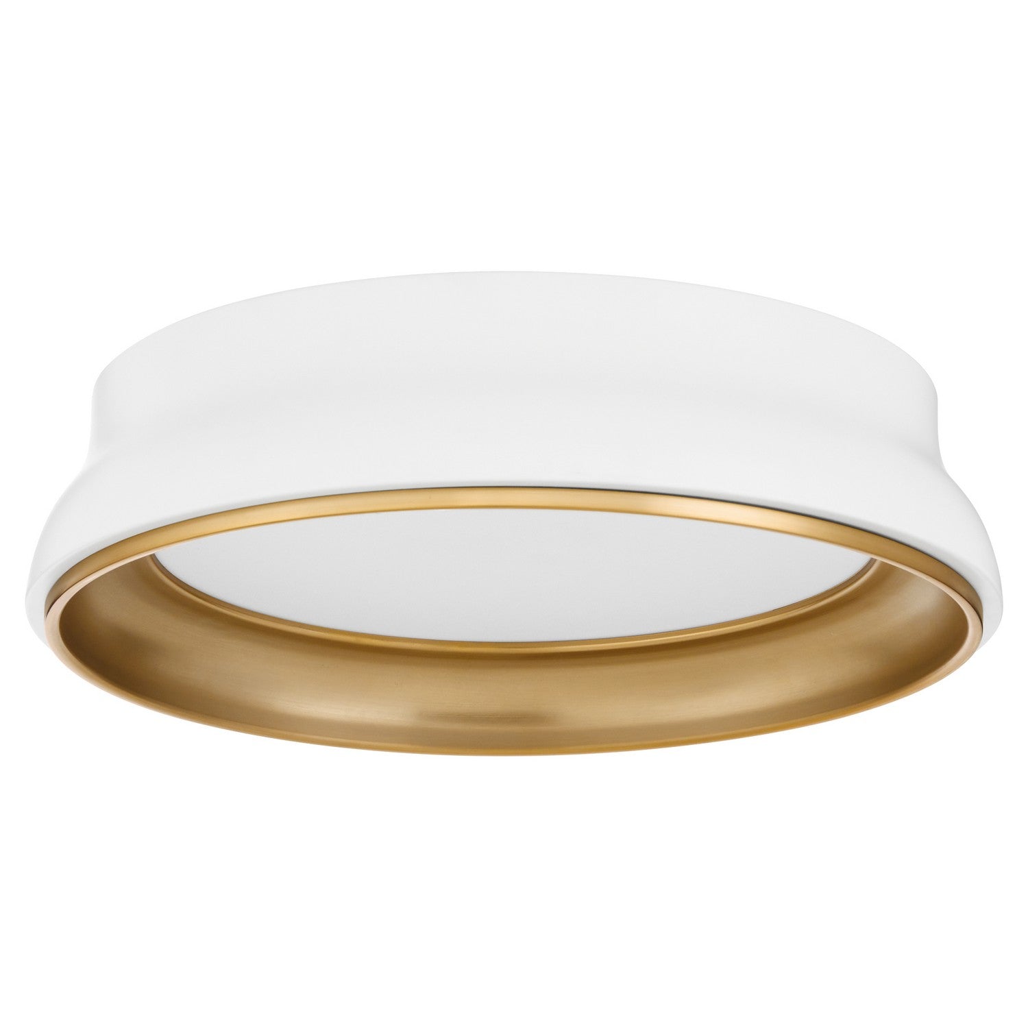 Quorum - 8-2018-0847 - Ceiling Mount - Legend - Studio White|Brushed Brass