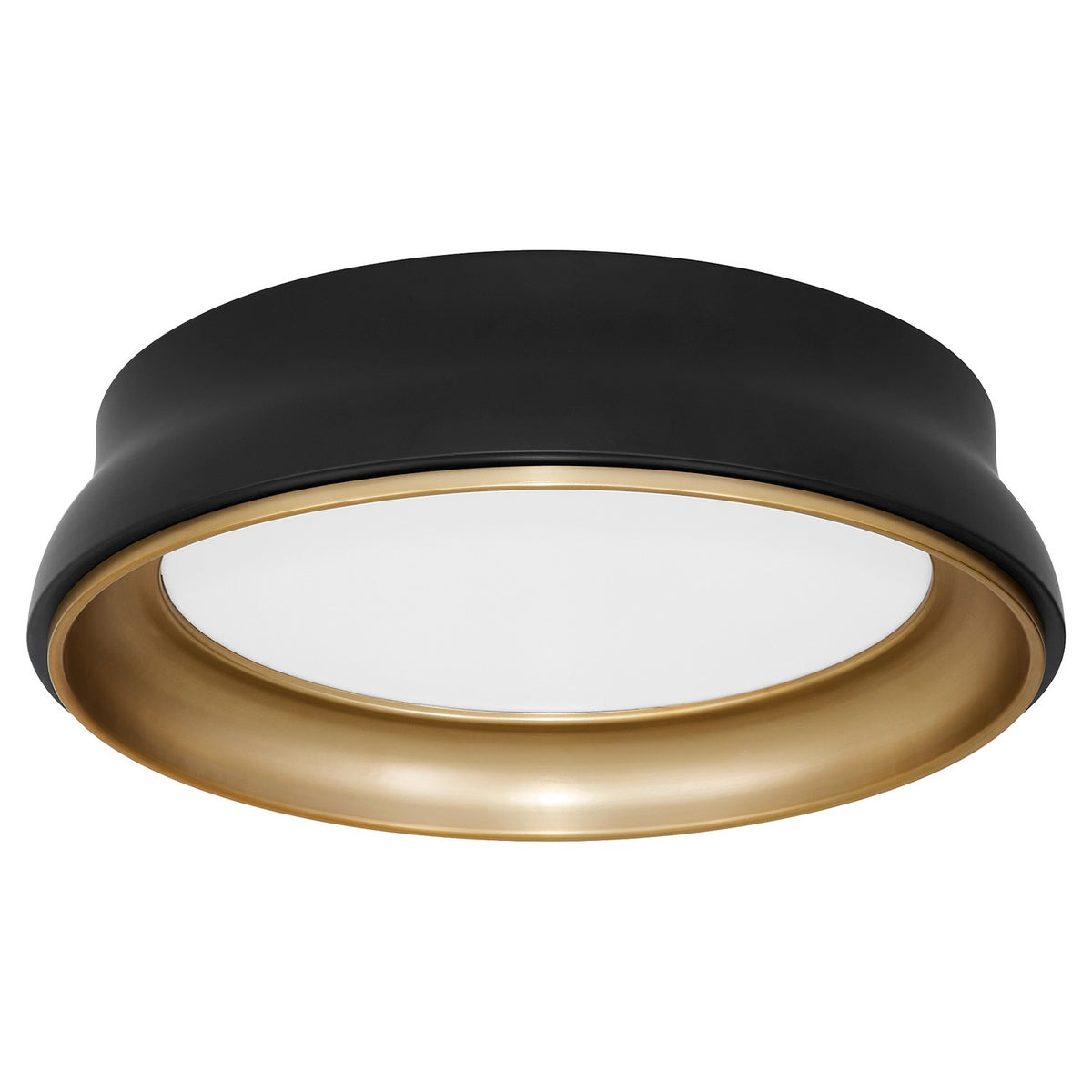 Quorum - 8-2018-5947 - Ceiling Mount - Legend - Matte Black|Brushed Brass