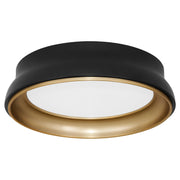 Quorum - 8-2018-5947 - Ceiling Mount - Legend - Matte Black|Brushed Brass