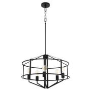 Quorum - 8373-5-59 - Five Light Pendant - Tobin - Matte Black