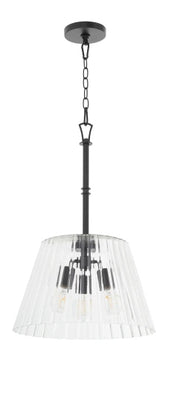 Quorum - 8803-3-59 - Three Light Pendant - Lawton - Matte Black