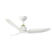 Kuzco Lighting - CF92942-BG/WH - 42"Ceiling Fan - Hugo - Brushed Gold/Matte White